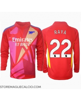 Arsenal David Raya #22 Portiere Maglia Gara Trasferta Repliche 2024-25 Maniche Lunghe